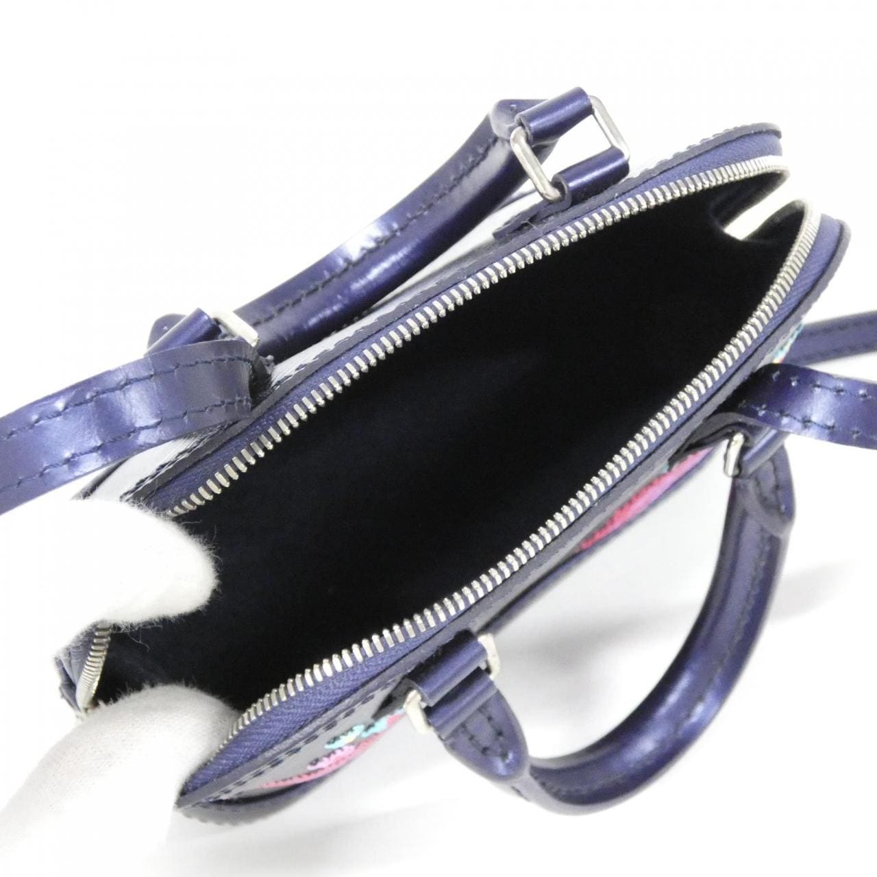 LOUIS VUITTON Alma M64043 Bag Epi Navy Epi - Thumbnail 8