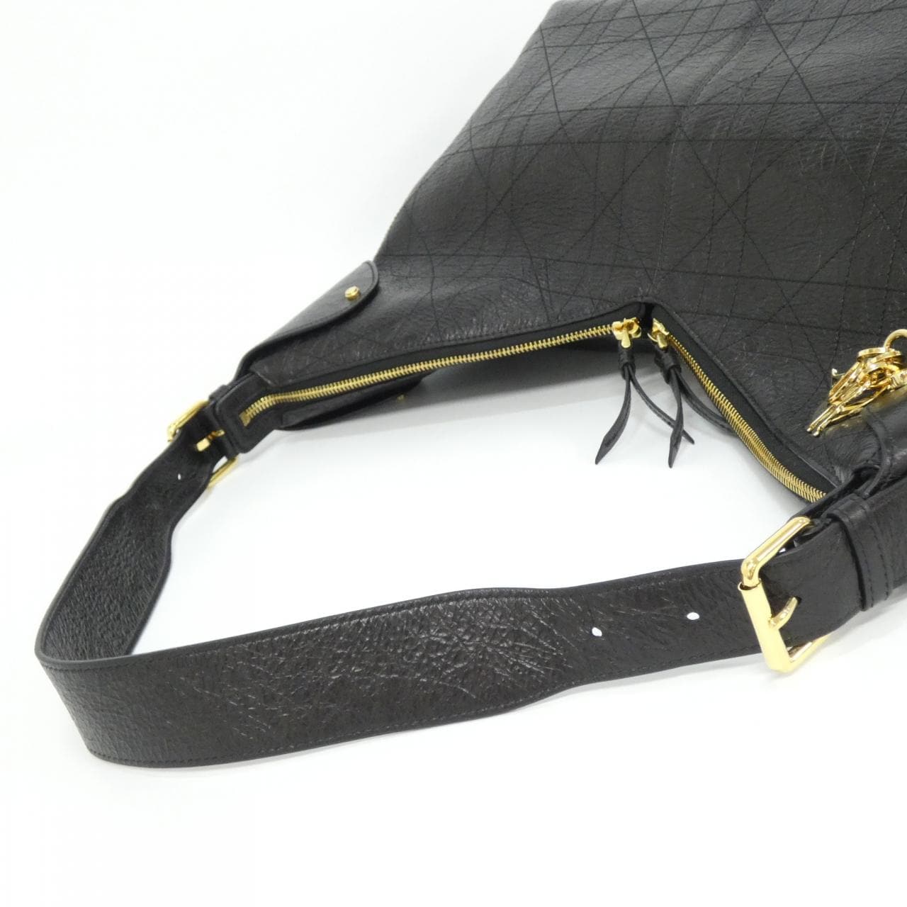 DIOR M2847UNUO Shoulder Bag Black Rank A - Thumbnail 7