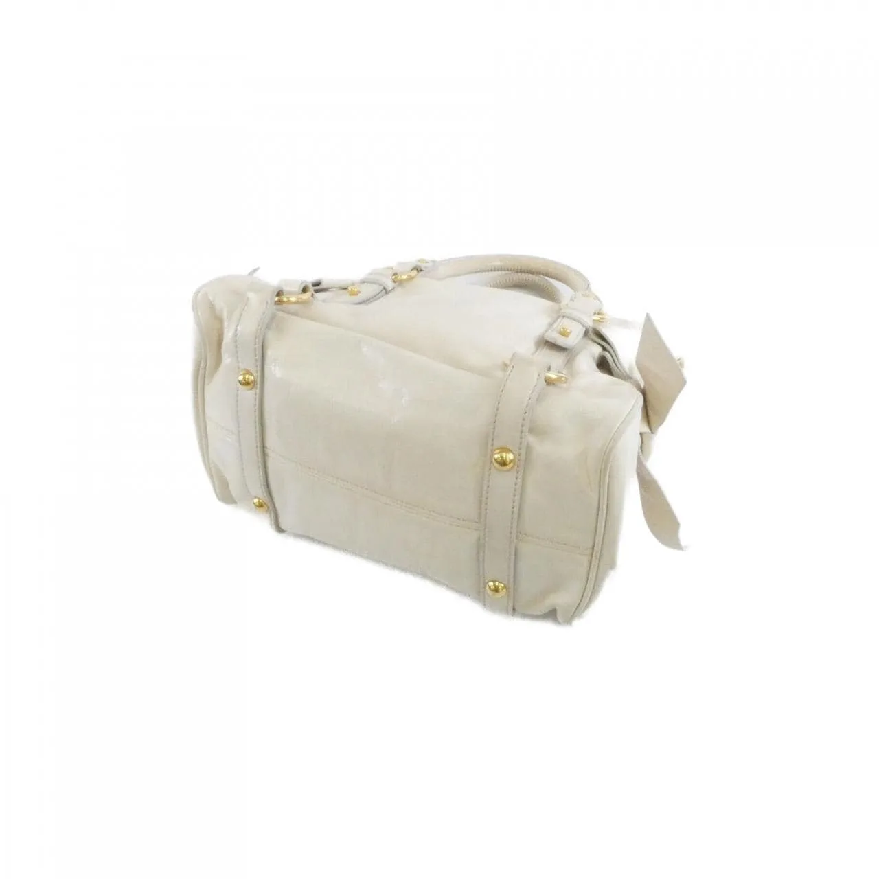 MIU MIU RT0438 Handbag 白色 中古品A - 縮圖 3