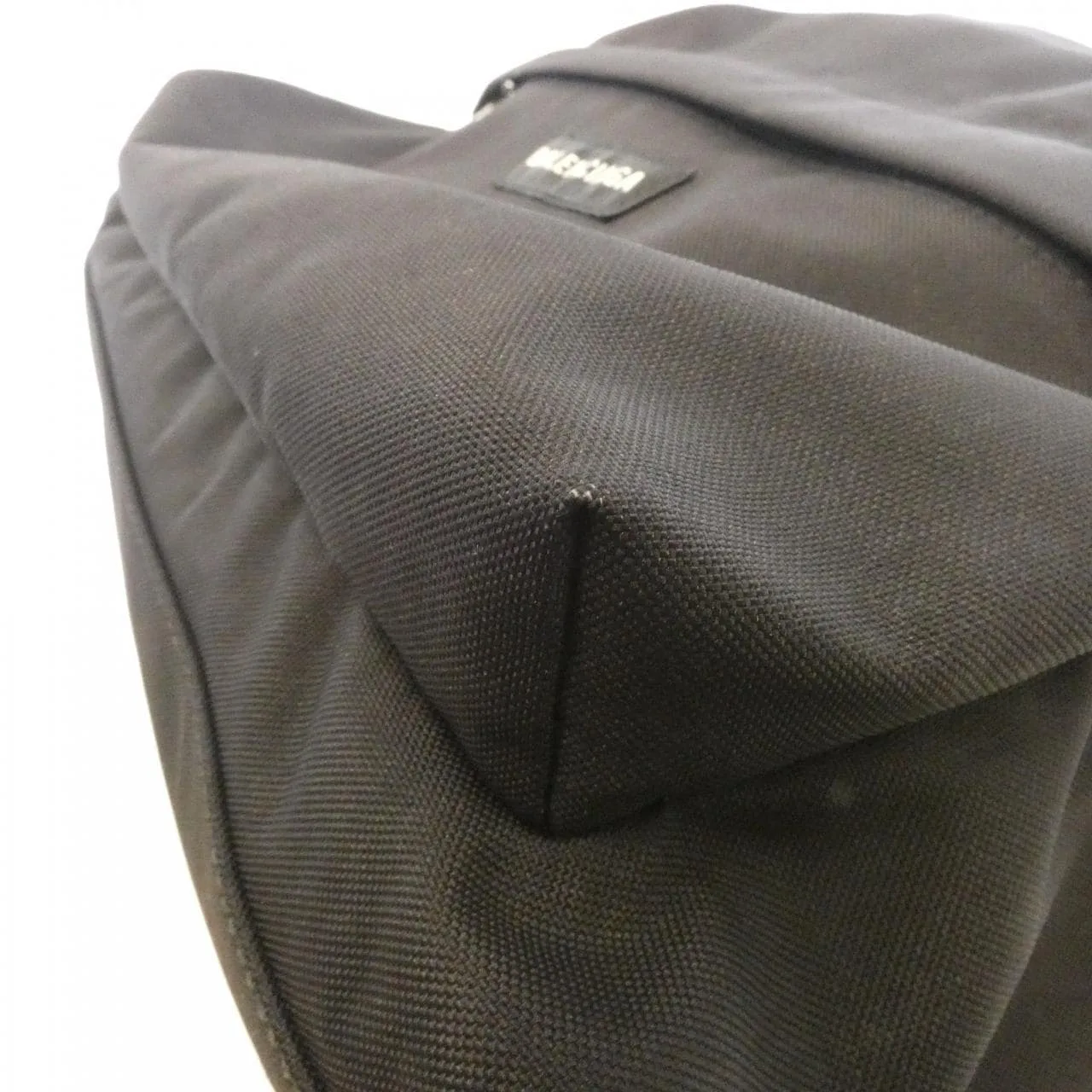 BALENCIAGA 503221 2AA29 Backpack Nylon 黑色 尼龍 中古品A - 縮圖 4