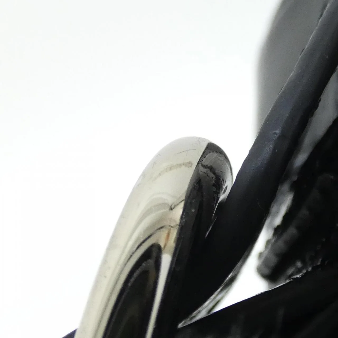 CELINE Handbag Leather Black Leather Rank B - Thumbnail 6