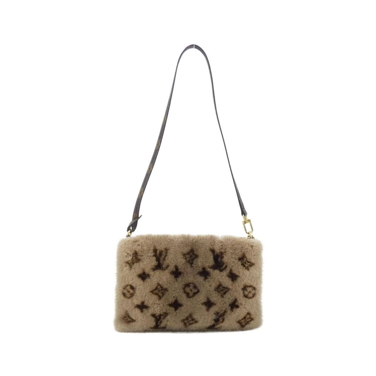 LOUIS VUITTON Pochette M59341 Pochette Monogram 黑色 Monogram 中古品A - 縮圖 2