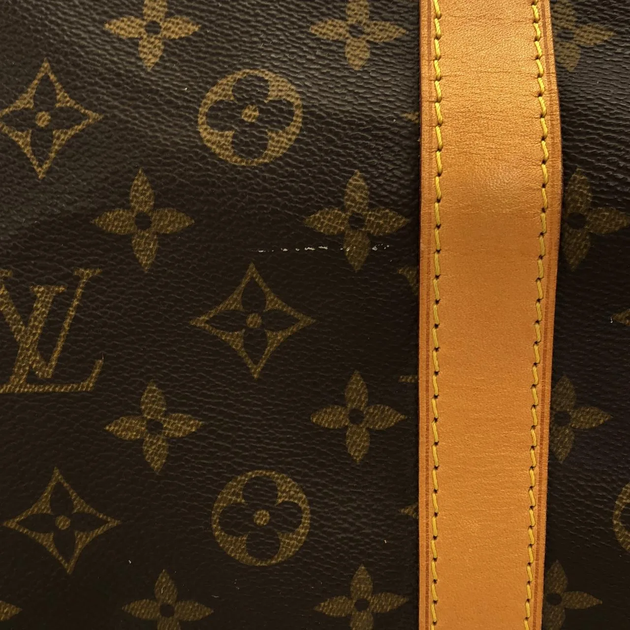 LOUIS VUITTON Keepall M41412 Boston Monogram 黑色 Monogram 中古品A - 縮圖 5