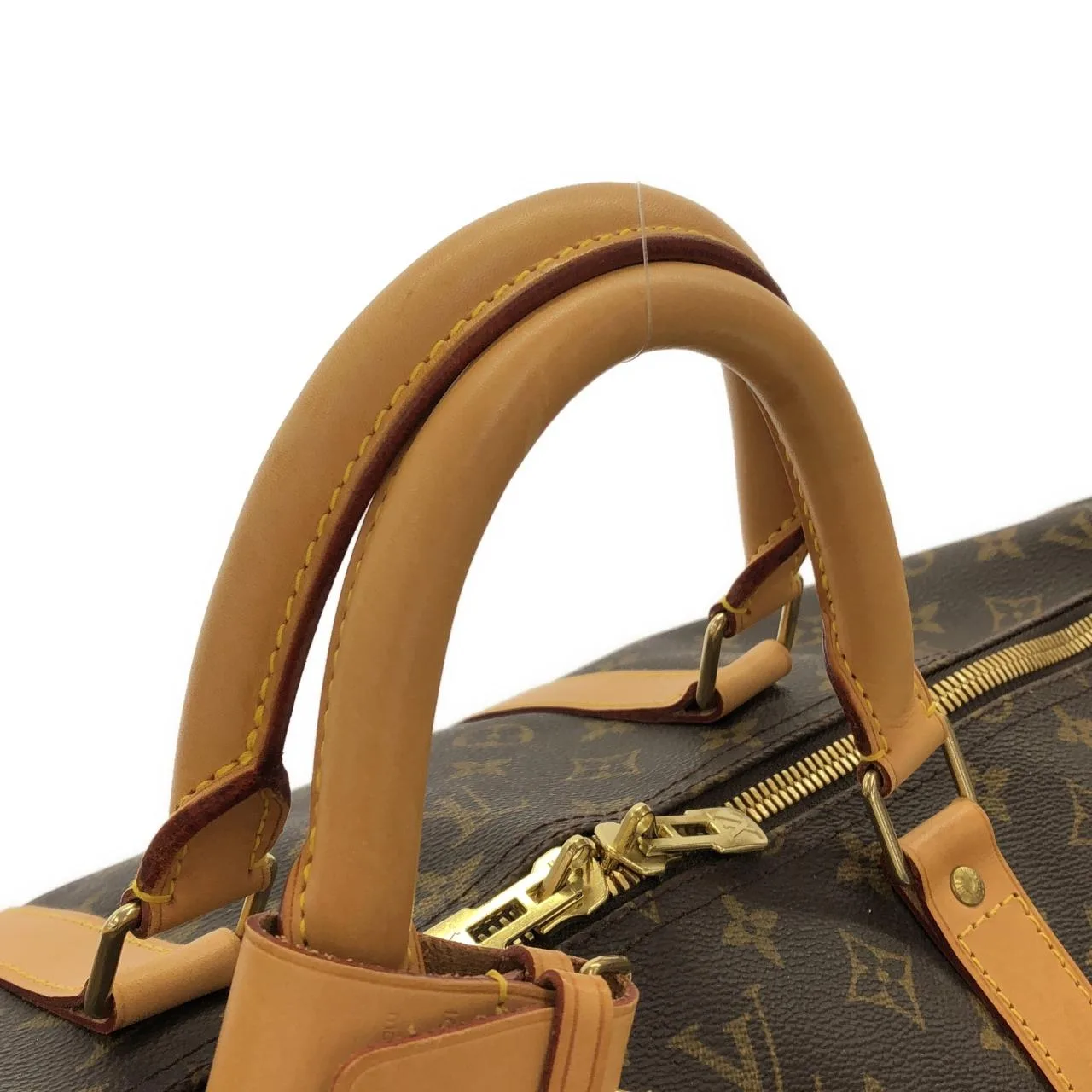 LOUIS VUITTON Keepall M41412 Boston Monogram 黑色 Monogram 中古品A - 縮圖 6