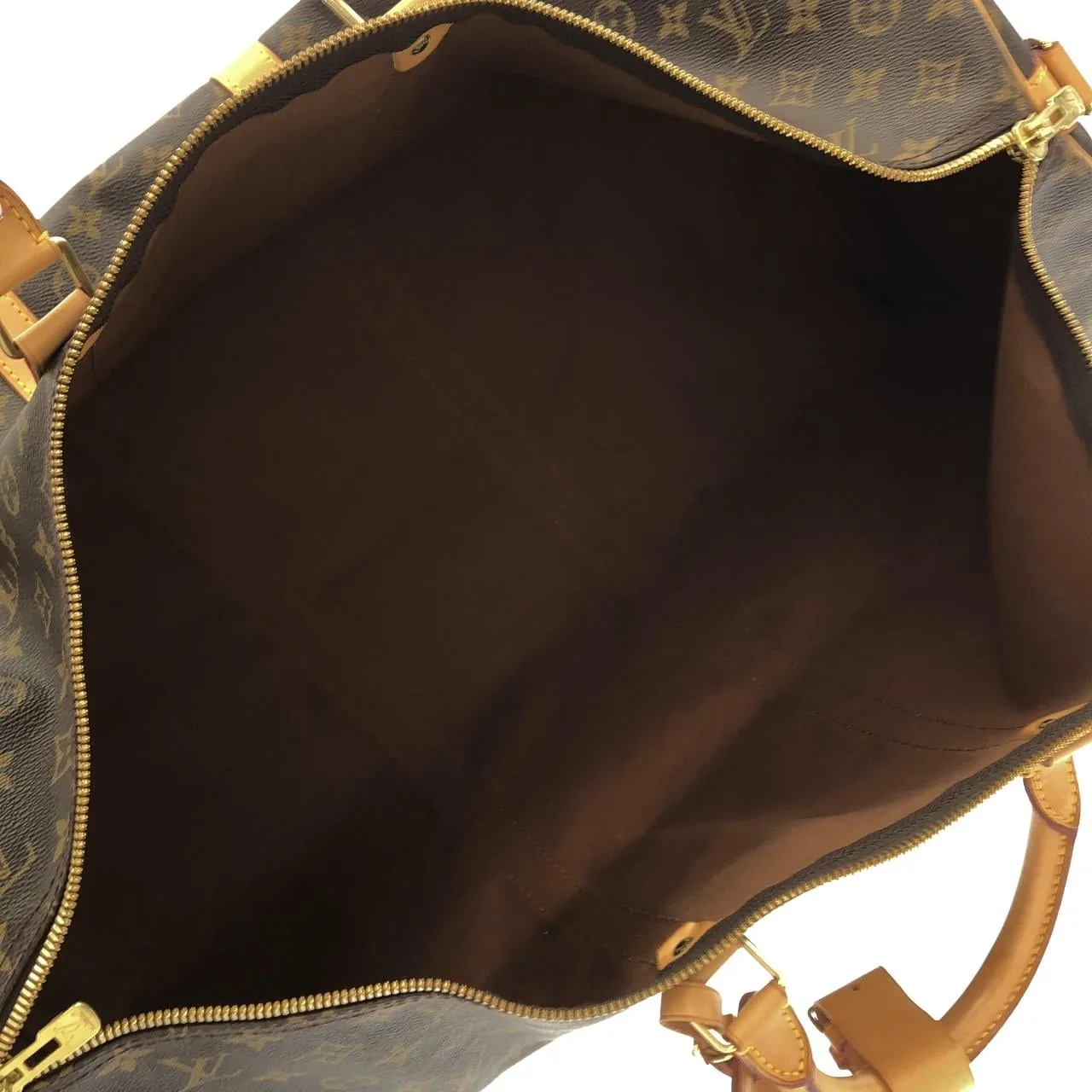 LOUIS VUITTON Keepall M41412 Boston Monogram 黑色 Monogram 中古品A - 縮圖 7