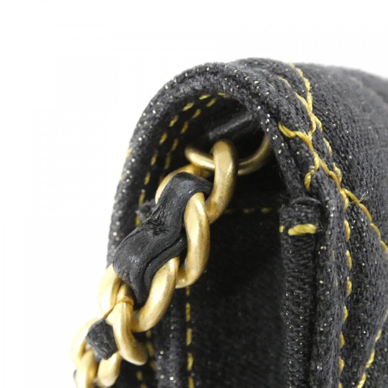 CHANEL Chanel 19 AP3349 Wallet Denim Black Denim Rank A - Thumbnail 7