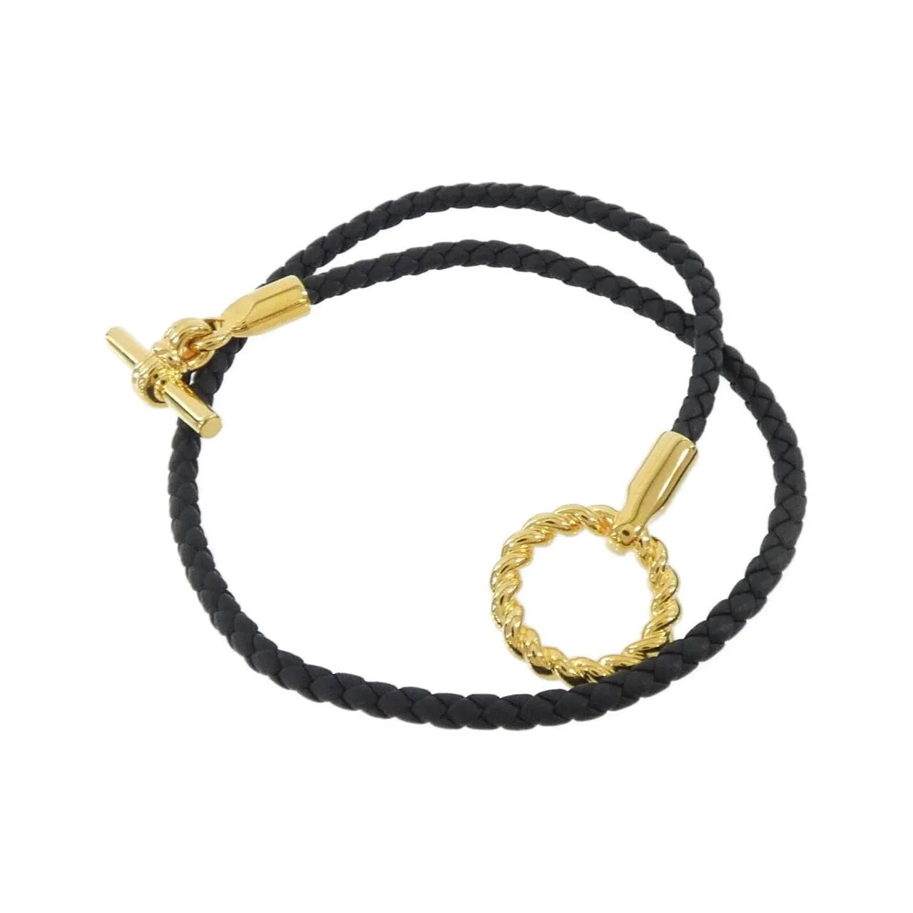 HERMES 100125F Accessories Swift 黑色 Swift 皮 中古品A - 縮圖 3