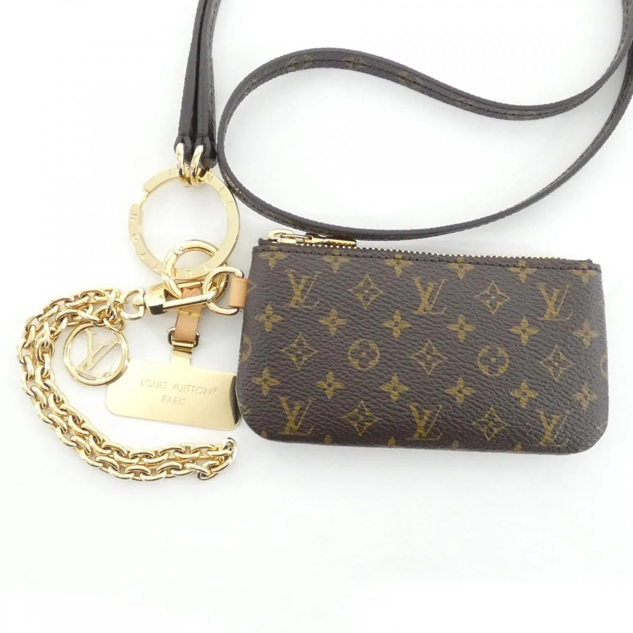 LOUIS VUITTON M26898 Wallet Monogram 黑色 Monogram 中古品A - 縮圖 2