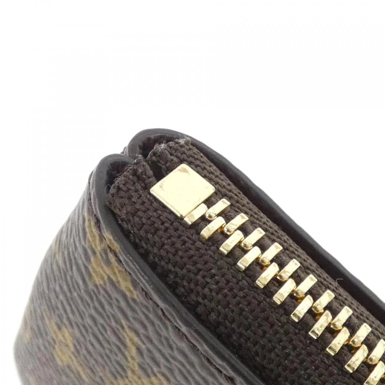 LOUIS VUITTON M26898 Wallet Monogram 黑色 Monogram 中古品A - 縮圖 3