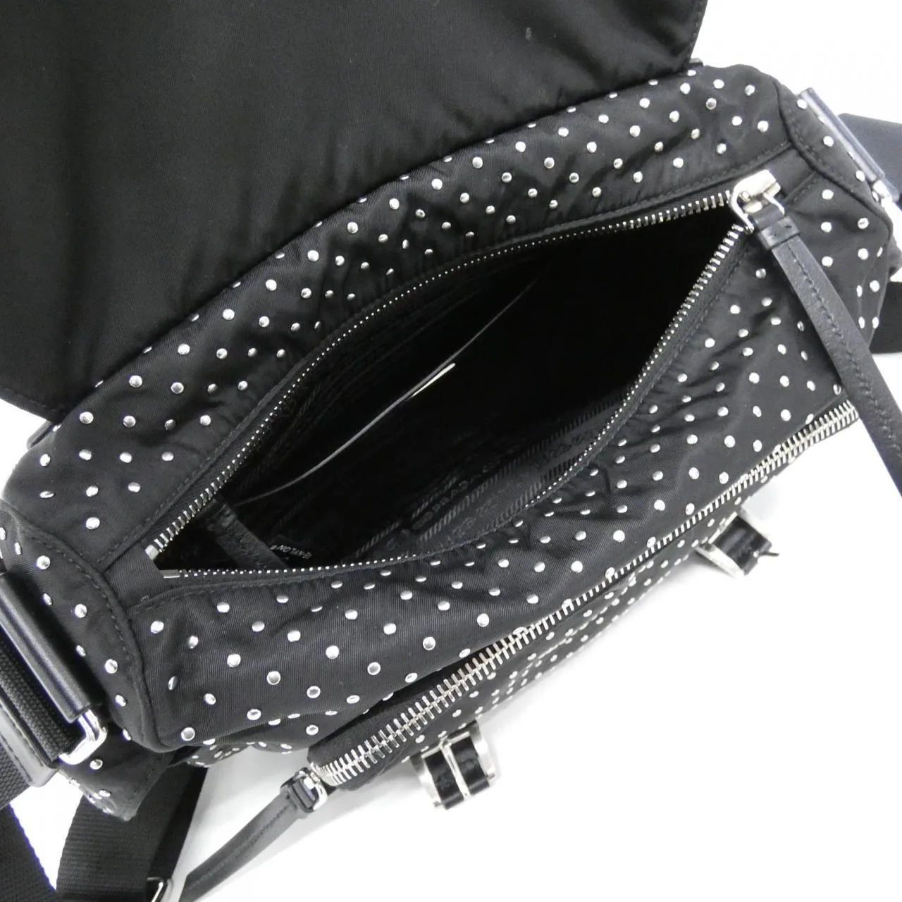 PRADA 1BD382 Shoulder Black Rank A - Thumbnail 6