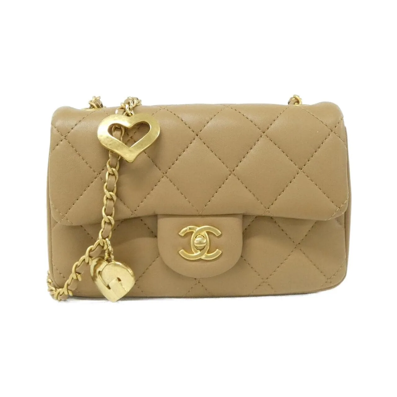 CHANEL Chanel 22 AS3456 Shoulder Lambskin Beige