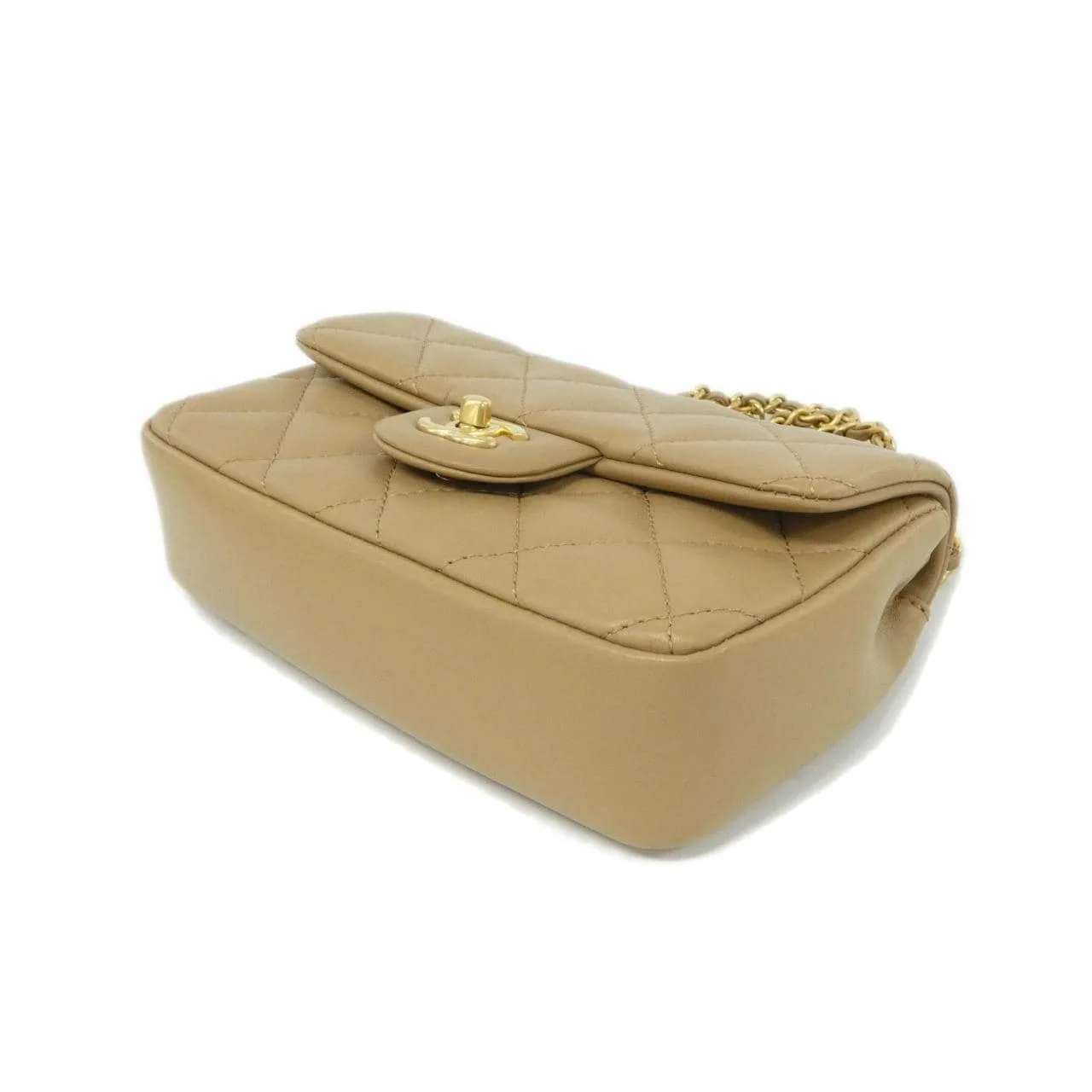 CHANEL Chanel 22 AS3456 Shoulder Lambskin Beige Lambskin - Thumbnail 3