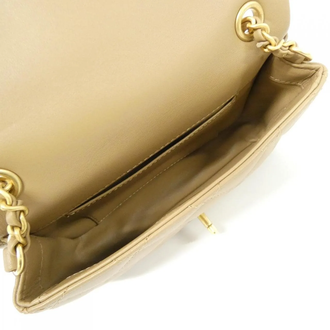 CHANEL Chanel 22 AS3456 Shoulder Lambskin Beige Lambskin - Thumbnail 7