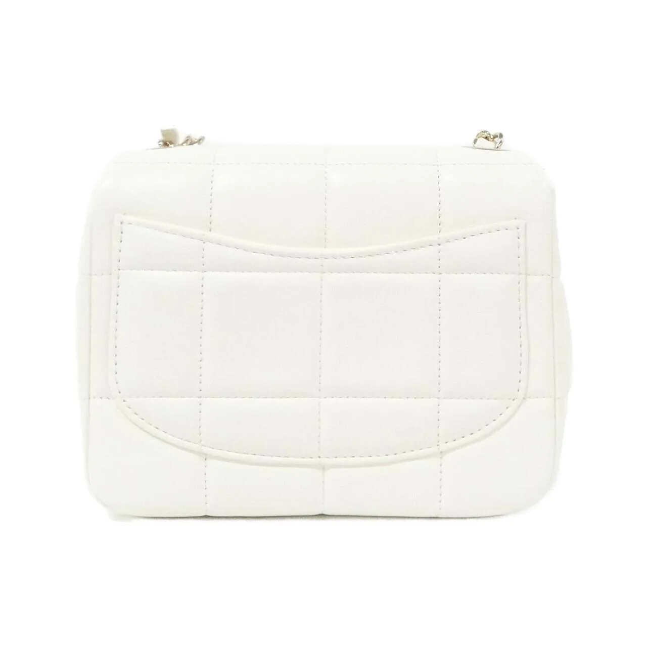 CHANEL Chanel 22 AS3744 Shoulder Lambskin White Lambskin Rank A - Thumbnail 2