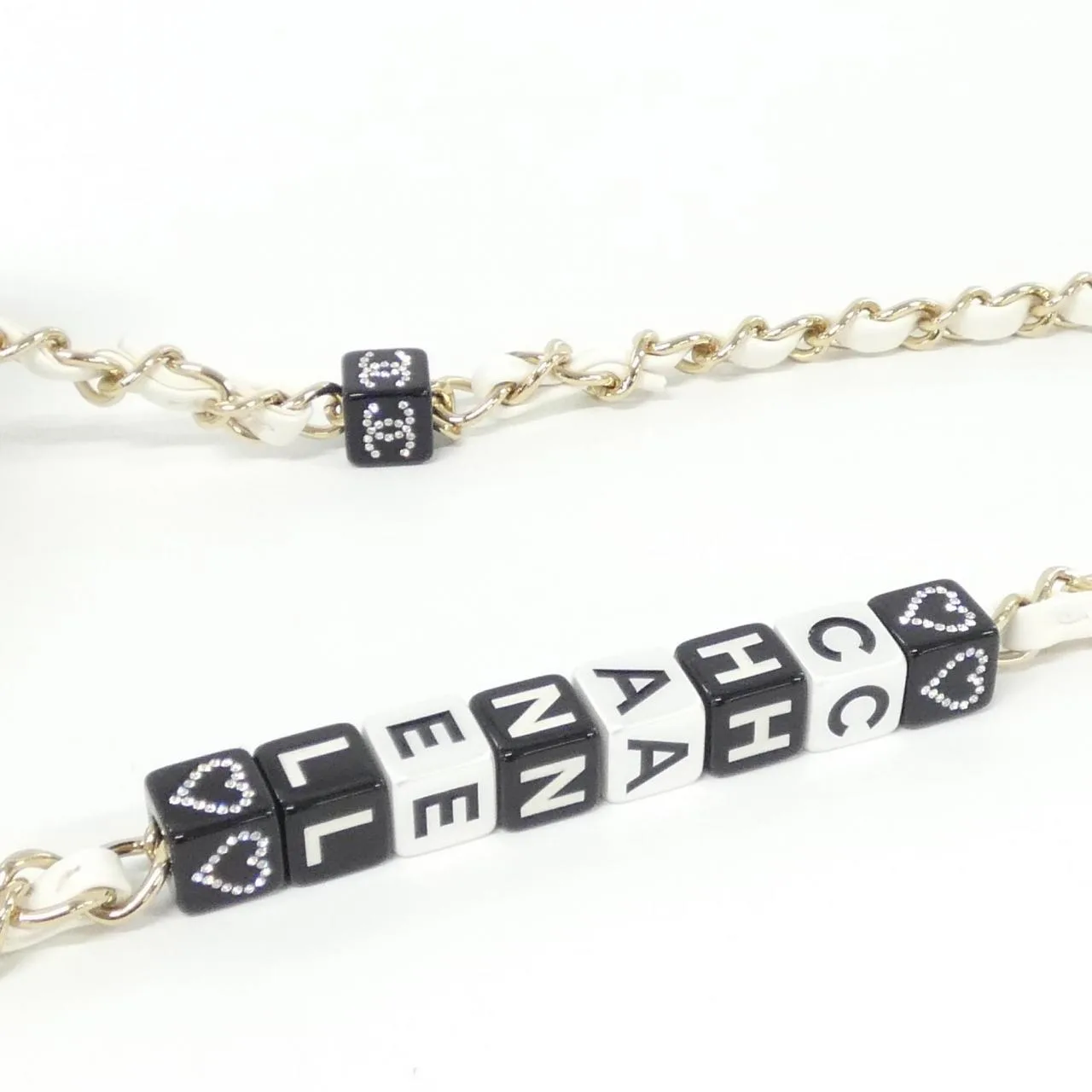 CHANEL Chanel 22 AS3744 Shoulder Lambskin White Lambskin Rank A - Thumbnail 6