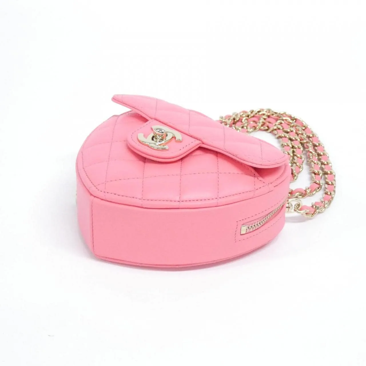 CHANEL Timeless Classic AP2784 Shoulder Lambskin 粉色 羊皮 中古品A - 縮圖 3