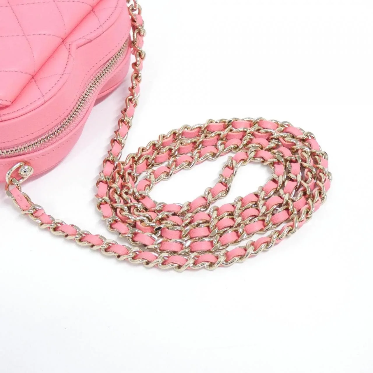 CHANEL Timeless Classic AP2784 Shoulder Lambskin 粉色 羊皮 中古品A - 縮圖 5