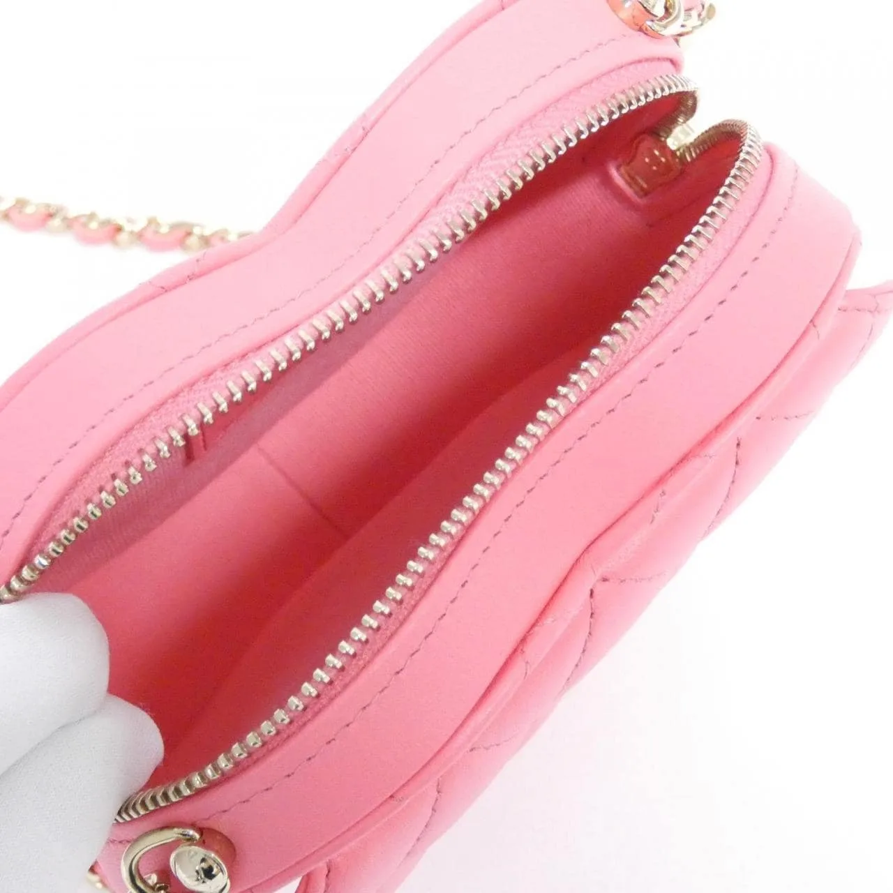 CHANEL Timeless Classic AP2784 Shoulder Lambskin 粉色 羊皮 中古品A - 縮圖 6