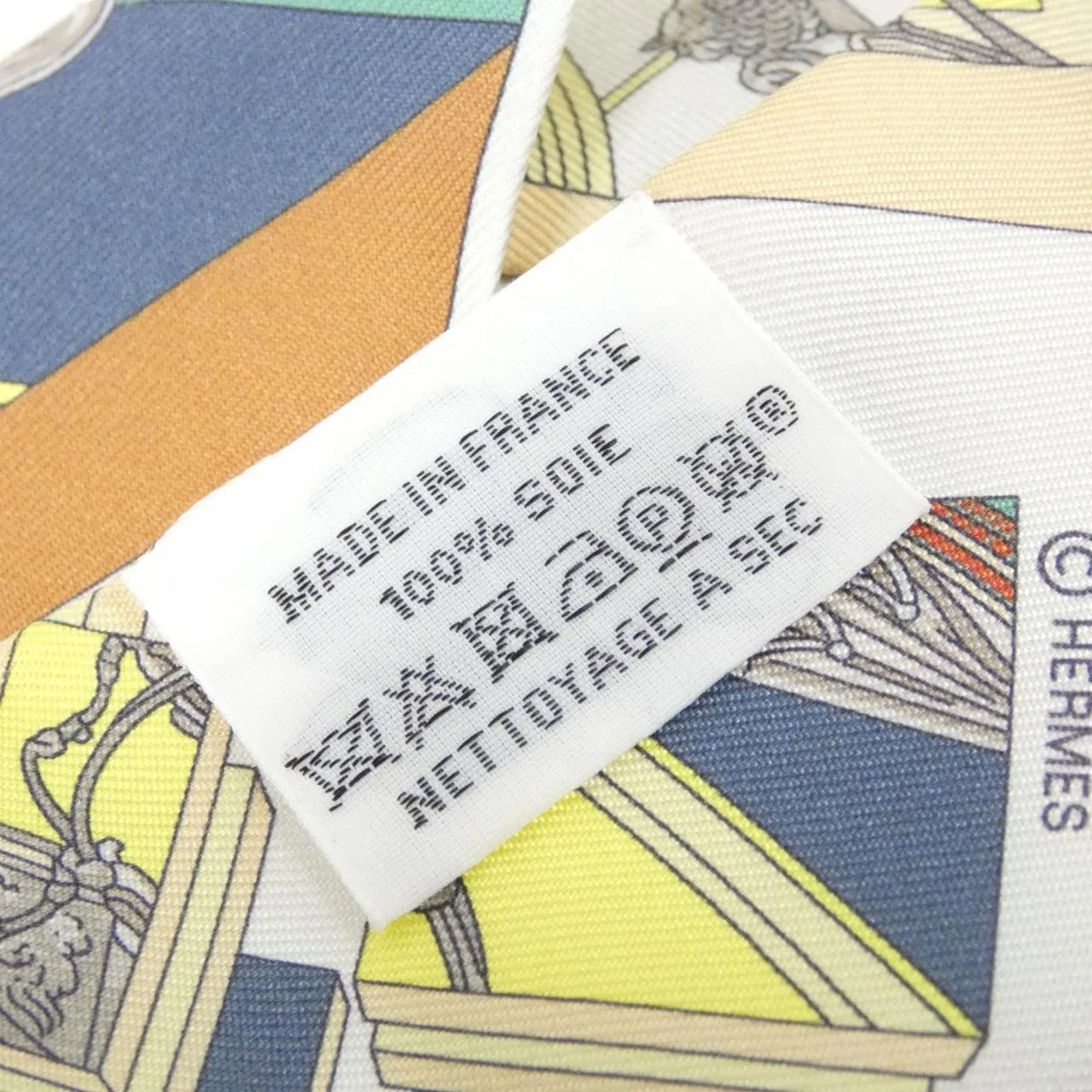 HERMES 063932S Scarf White Rank A - Thumbnail 4