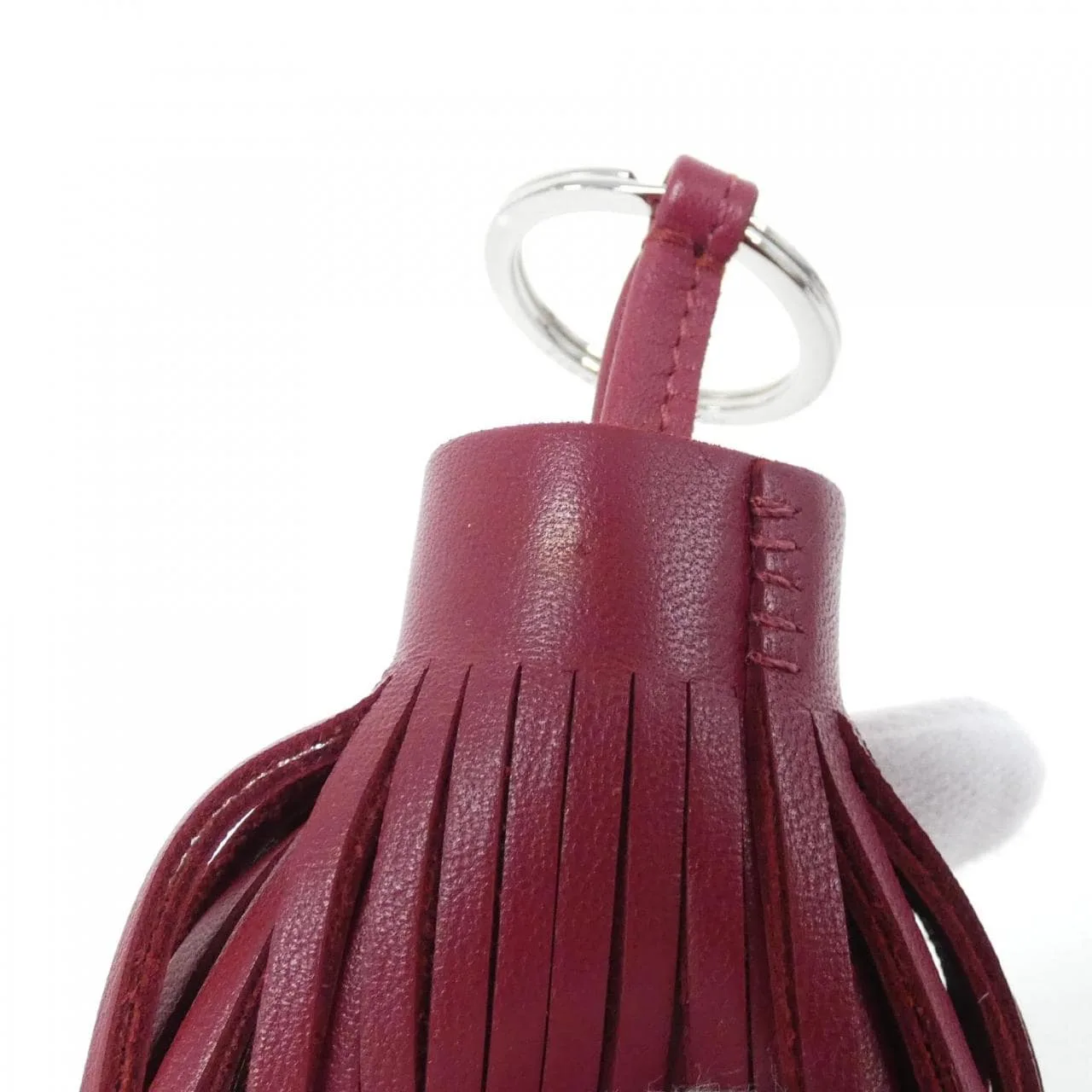 HERMES 077894CJ Key Case Rouge Rank A - Thumbnail 4