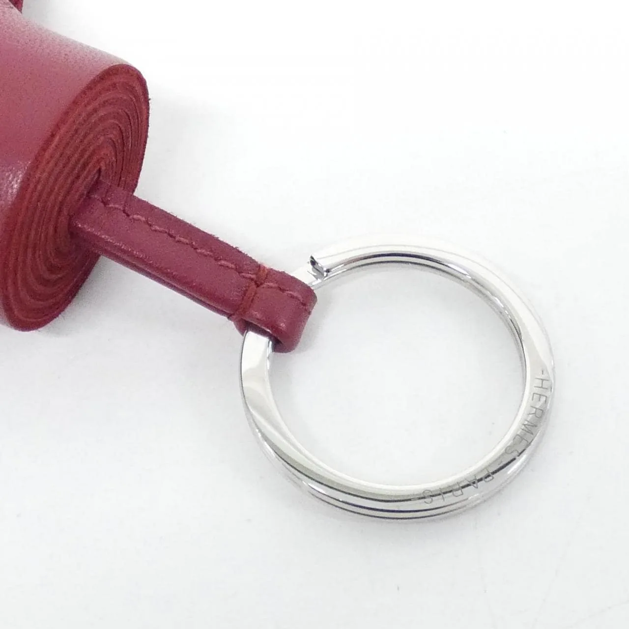 HERMES 077894CJ Key Case Rouge Rank A - Thumbnail 7