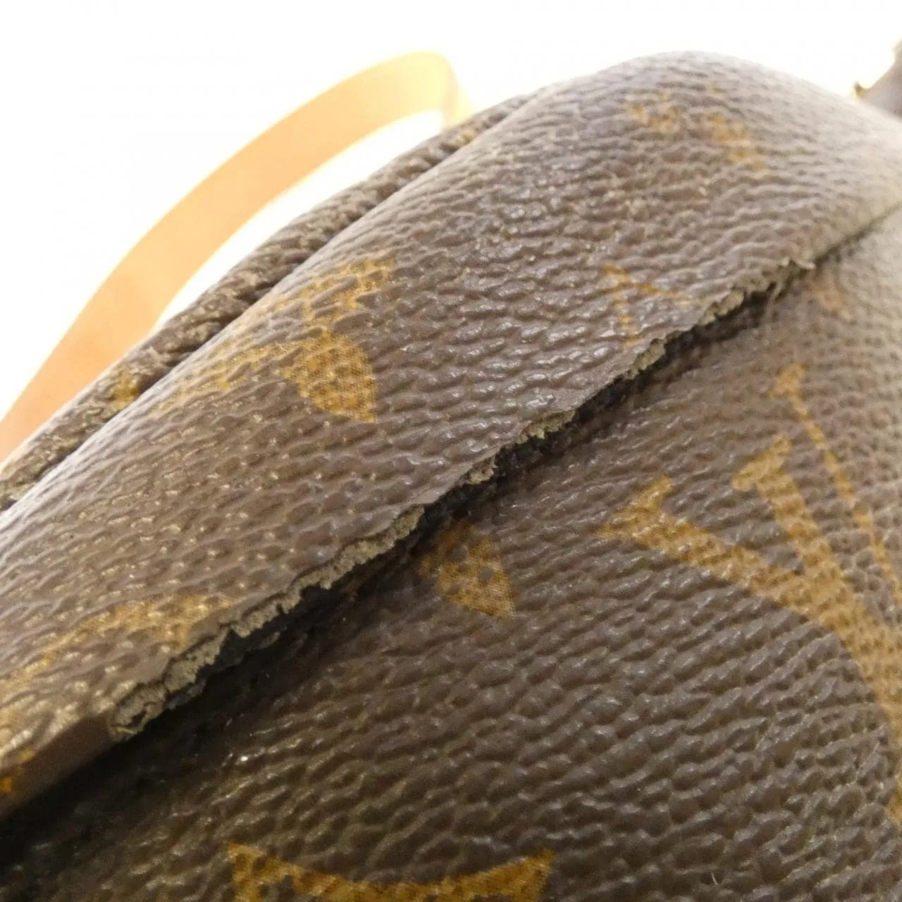 LOUIS VUITTON Bum Bag M43644 Shoulder Monogram 黑色 Monogram 中古品B - 縮圖 4