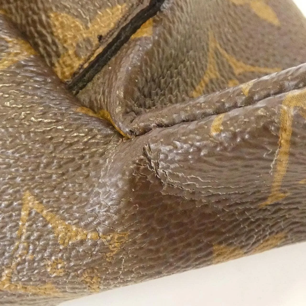 LOUIS VUITTON Bum Bag M43644 Shoulder Monogram 黑色 Monogram 中古品B - 縮圖 5