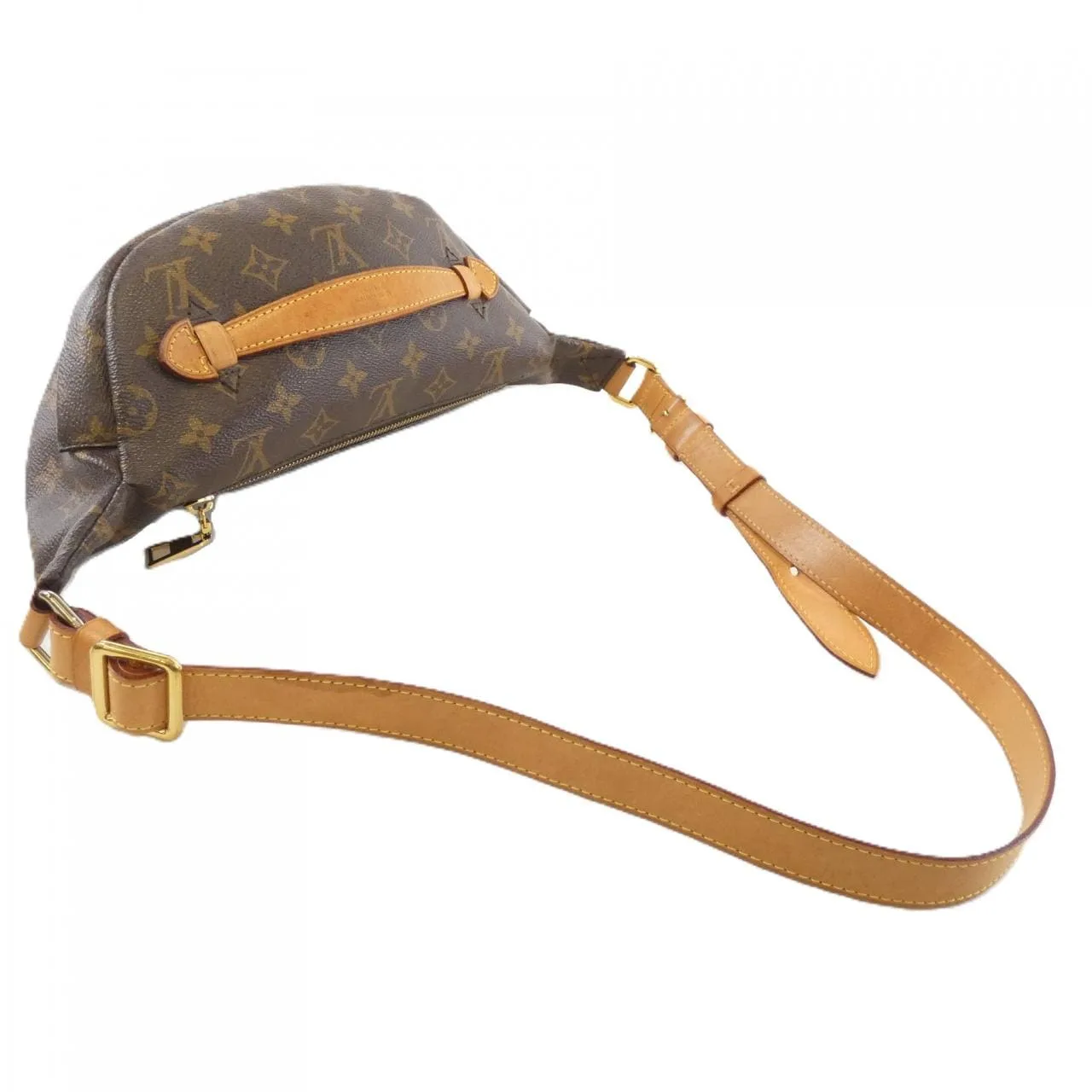LOUIS VUITTON Bum Bag M43644 Shoulder Monogram 黑色 Monogram 中古品B - 縮圖 6