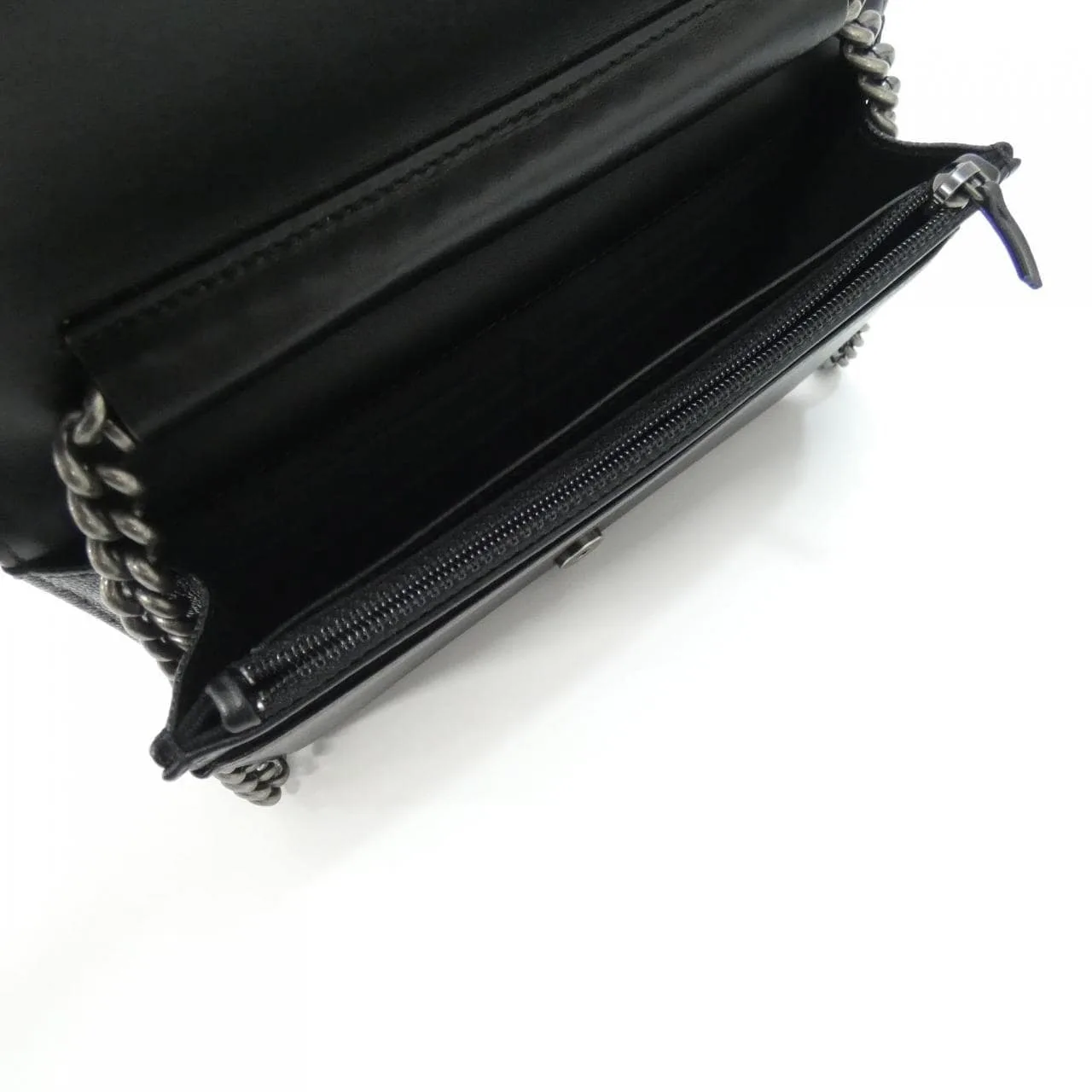 CHANEL Boy Chanel AP1117 Wallet Grained Calfskin 黑色 荔枝紋牛皮 中古品A - 縮圖 9