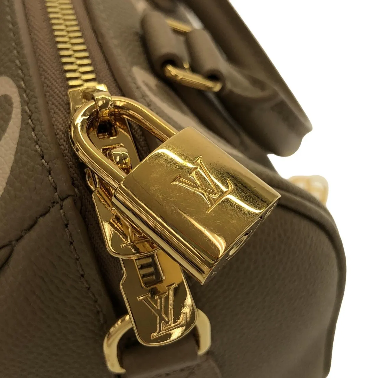 LOUIS VUITTON Speedy M46575 Boston Monogram 黑色 Monogram 中古品A - 縮圖 5