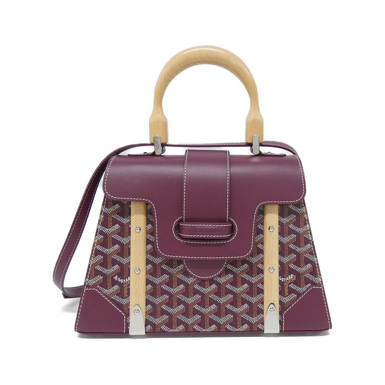 GOYARD Saigon Handbag Canvas Black