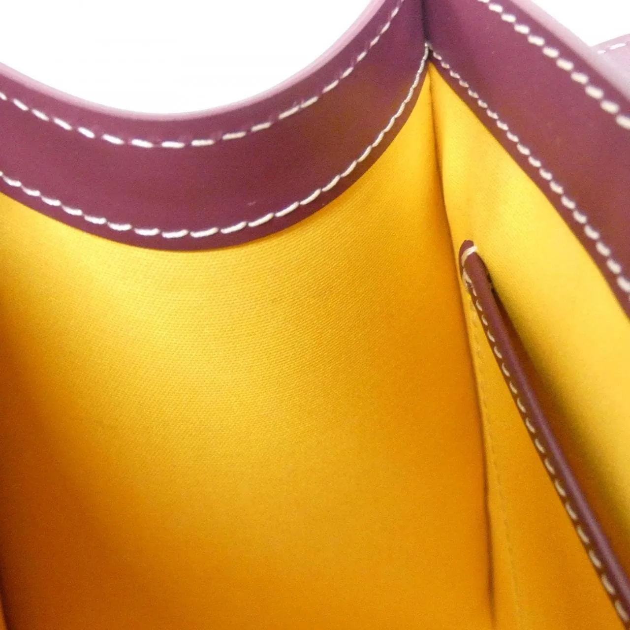 GOYARD Saigon Handbag Canvas 黑色 帆布 中古品A - 縮圖 8