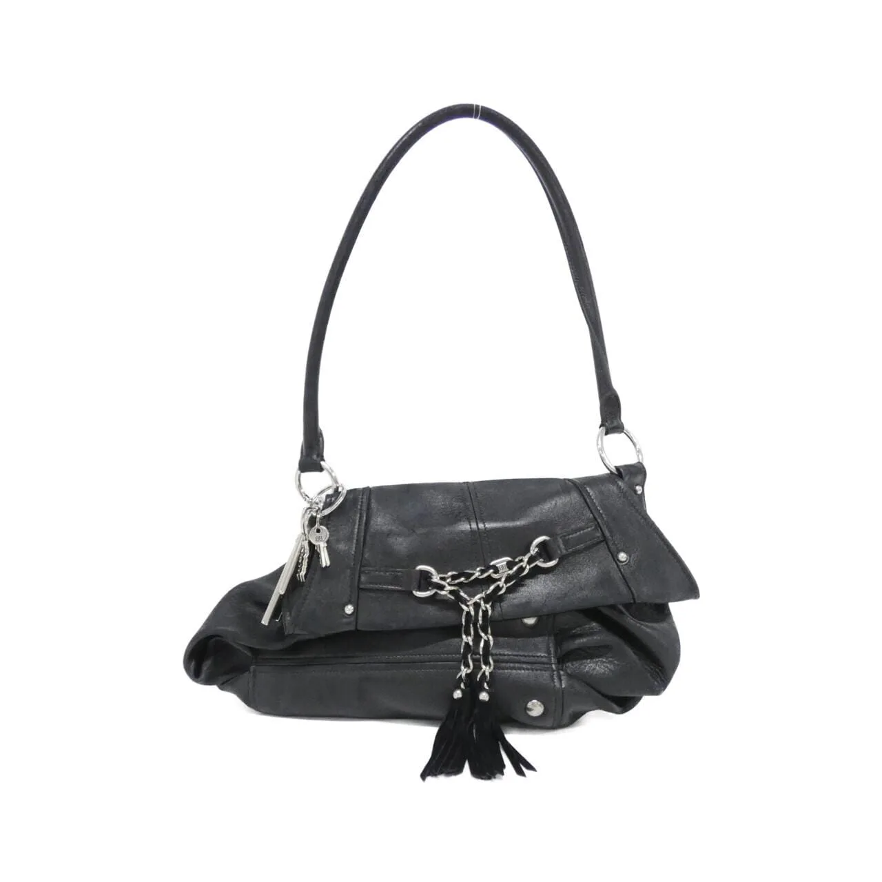 BALENCIAGA 829490 Shoulder Leather Black