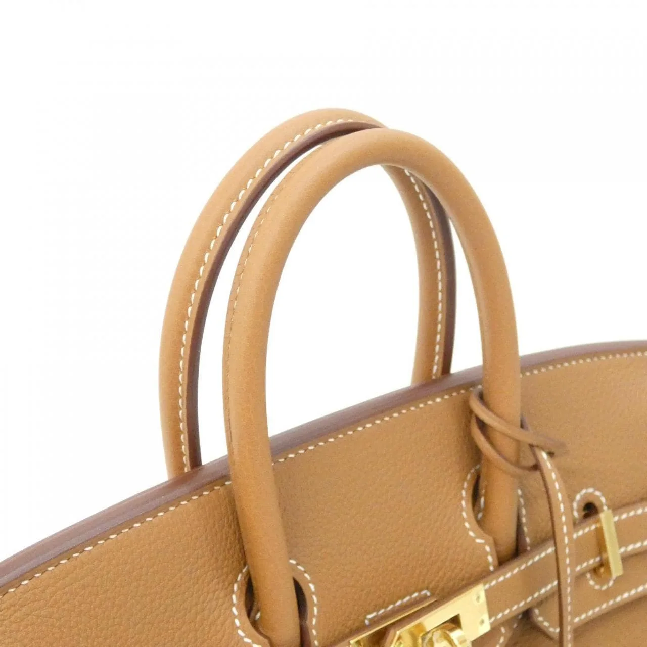 HERMES Birkin 041344CC Handbag Togo Gold Togo Leather Unused - Thumbnail 5