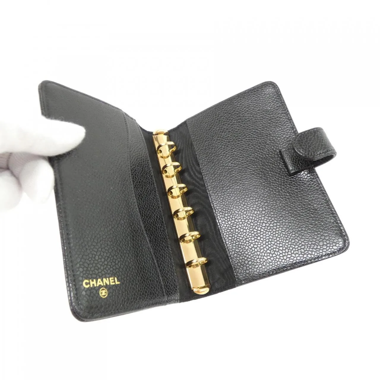 CHANEL 13505 Wallet Grained Calfskin