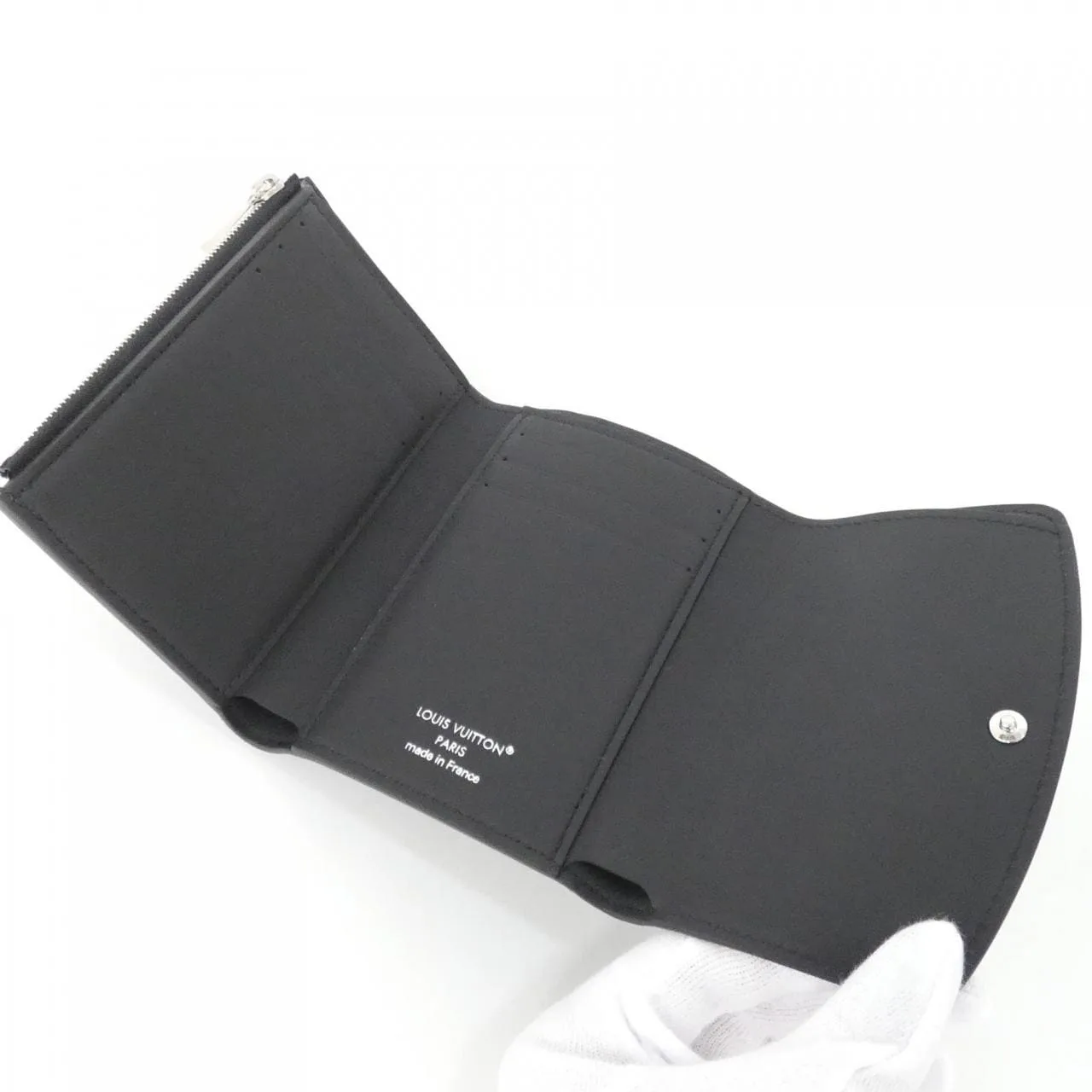 LOUIS VUITTON Mahina M82679 Wallet Black Rank A - Thumbnail 3