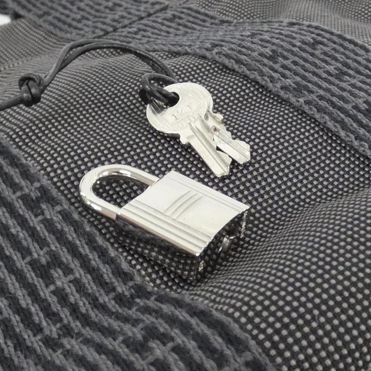 HERMES 101056M 手提包 帆布 4