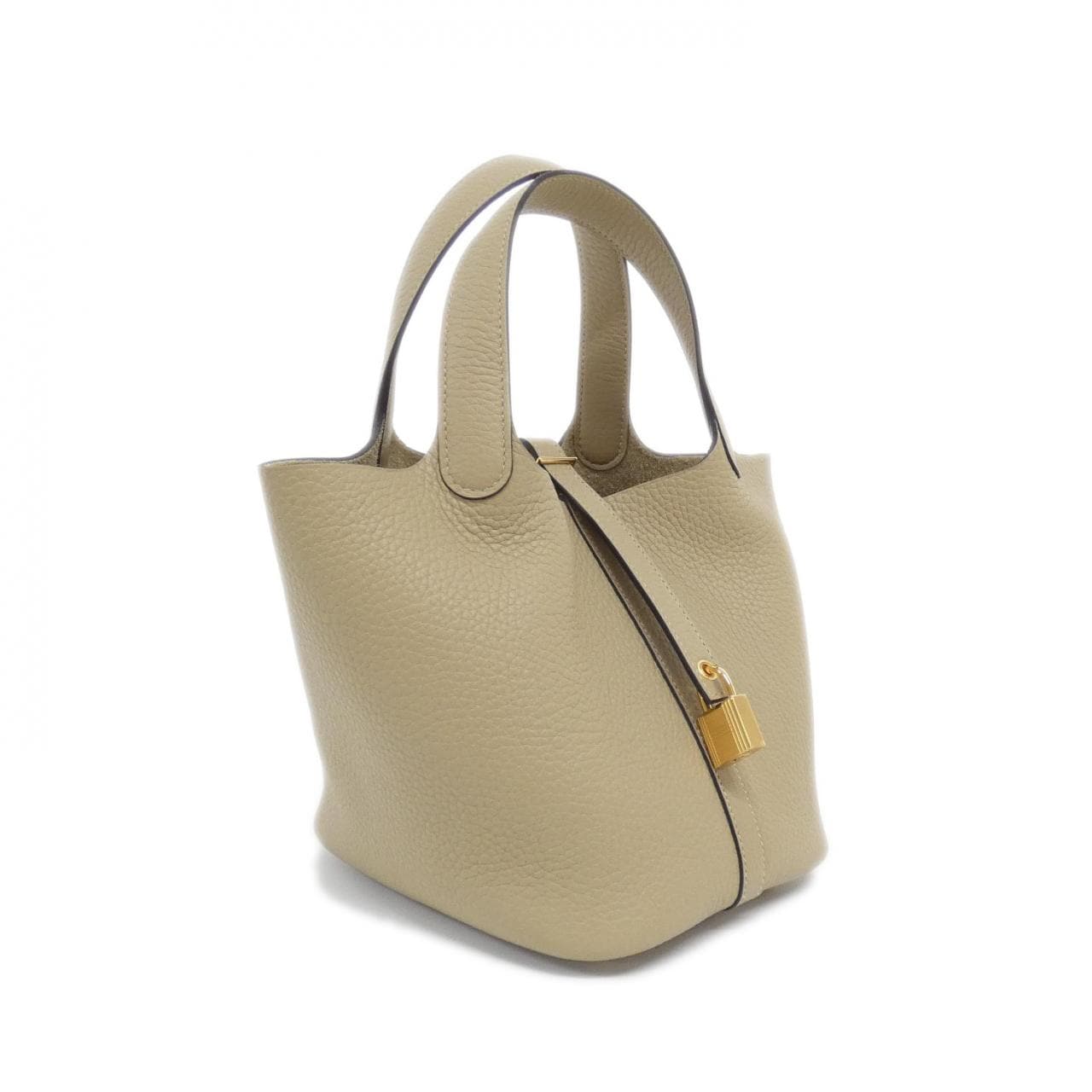 HERMES Picotin 056289CC Handbag Clemence