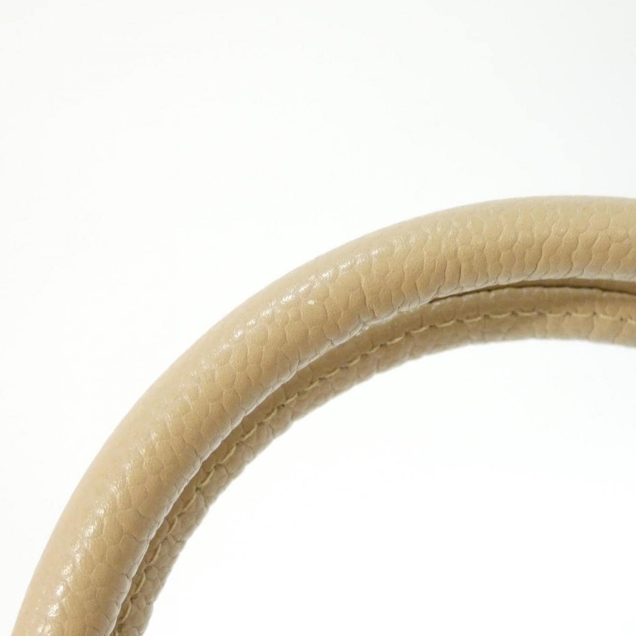 CHANEL Matelasse 1804 Handbag Grained Calfskin 米色 荔枝紋牛皮 中古品A - 縮圖 8