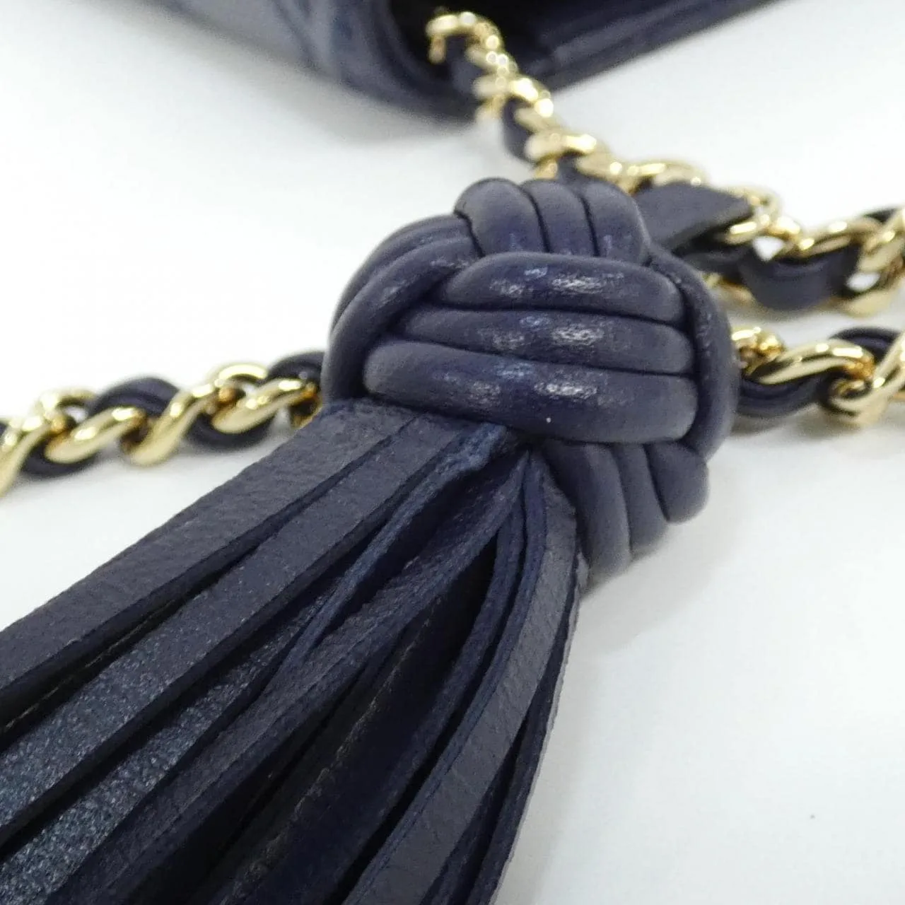 CHANEL 82705 Wallet Lambskin Navy Lambskin Rank A - Thumbnail 6