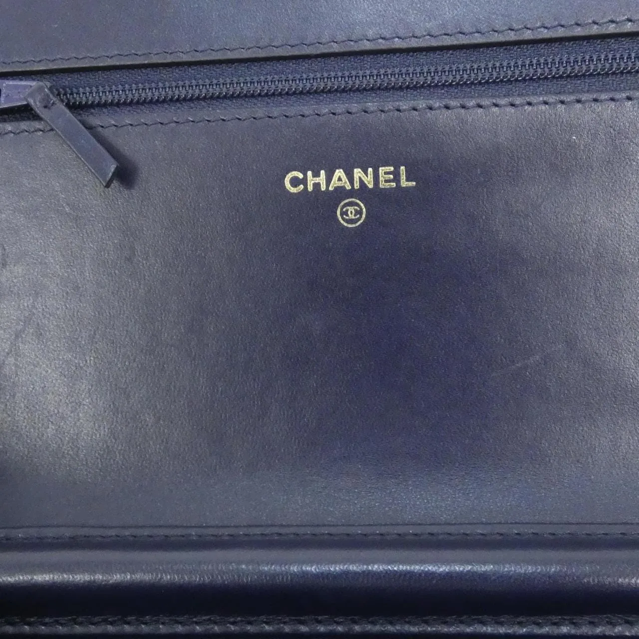 CHANEL 82705 Wallet Lambskin Navy Lambskin Rank A - Thumbnail 9