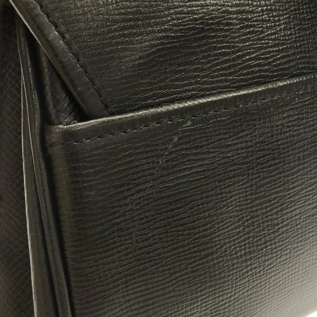 CELINE Shoulder Leather Black Leather Rank B - Thumbnail 5