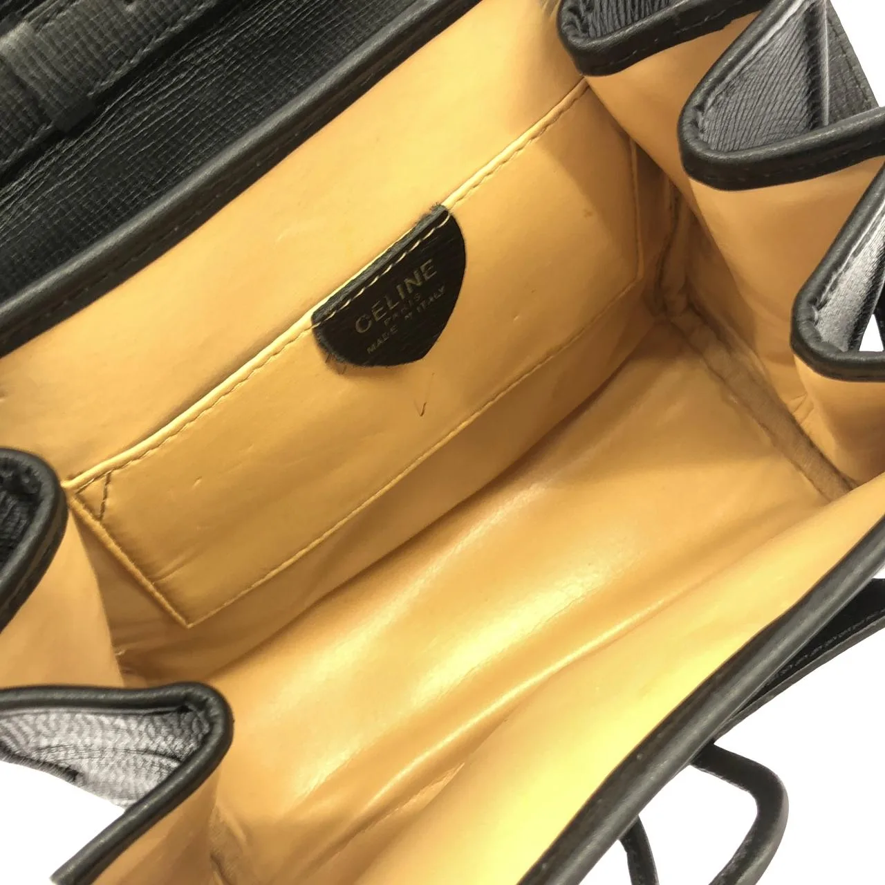 CELINE Shoulder Leather Black Leather Rank B - Thumbnail 8