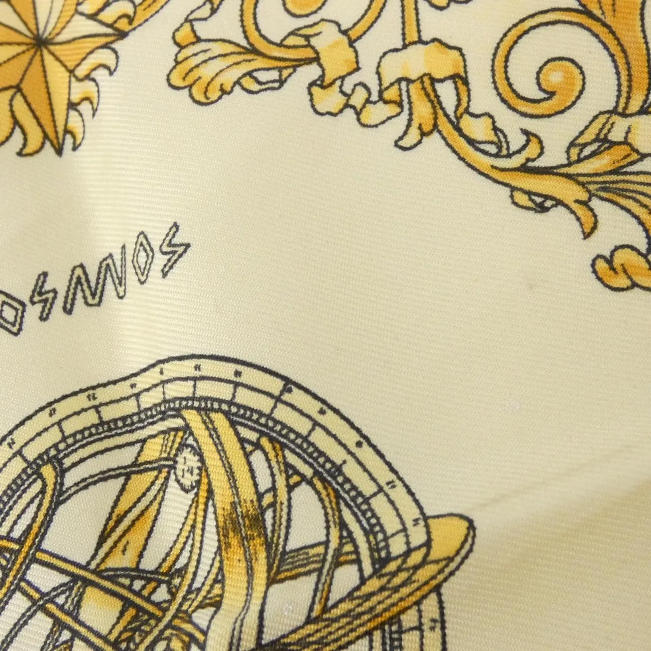 HERMES Scarf 黑色 中古品A - 縮圖 4