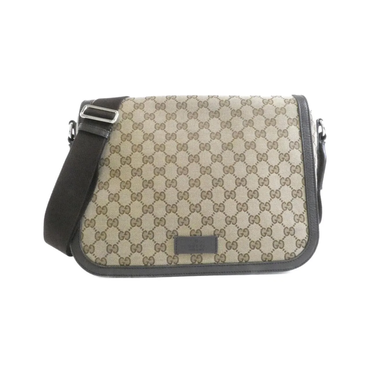 GUCCI GG Supreme 449171 KY9KN Shoulder Canvas Black