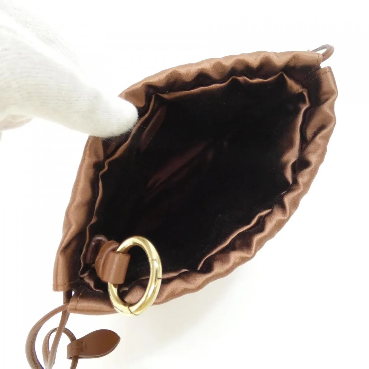 MIU MIU 5NG010 Pouch 黑色 中古品A - 縮圖 6