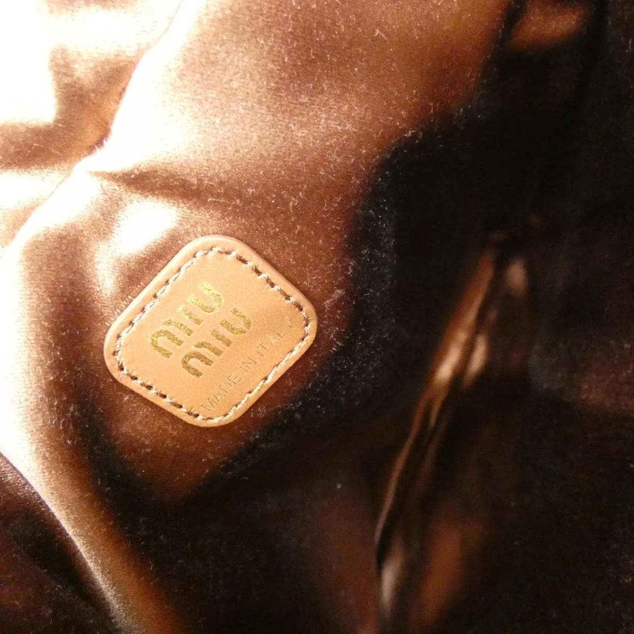 MIU MIU 5NG010 Pouch 黑色 中古品A - 縮圖 7