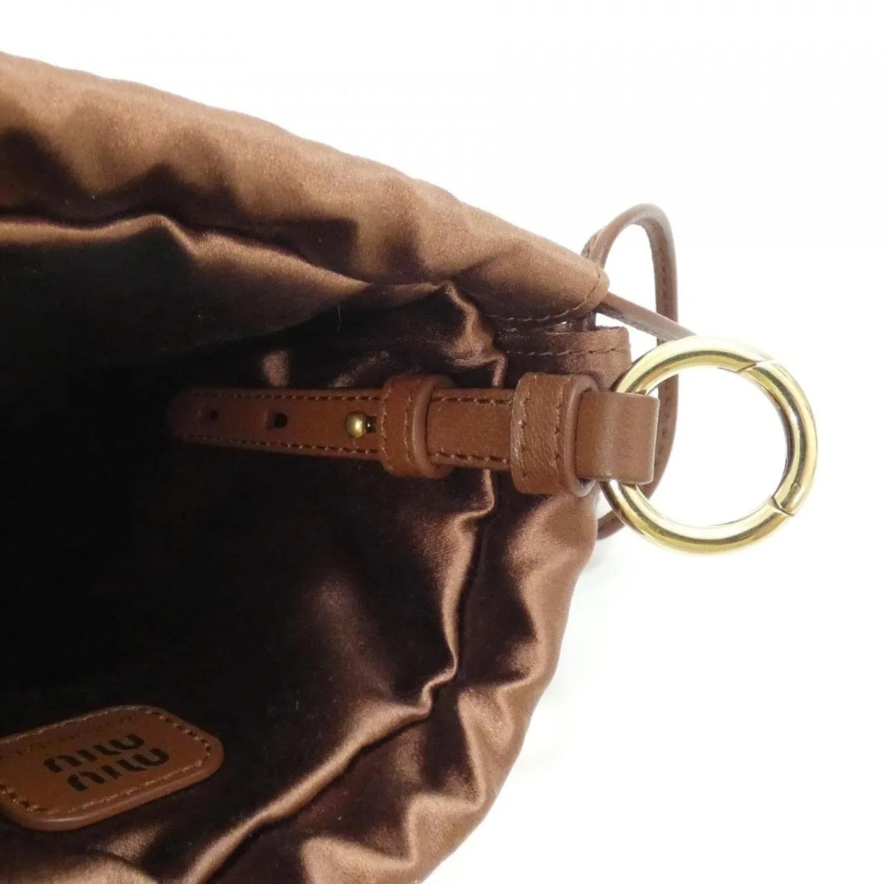 MIU MIU 5NG010 Pouch 黑色 中古品A - 縮圖 8