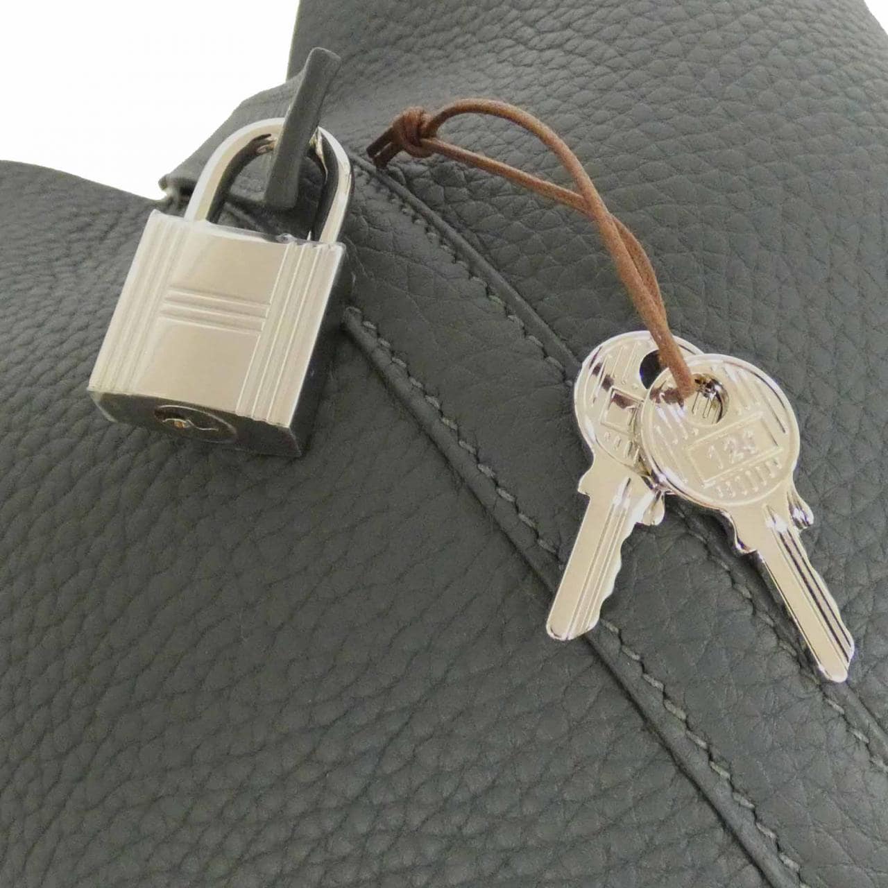 HERMES HERMÈS Picotin 069560CK Bag Clemence Clemence 皮 未使用品 - 縮圖 3