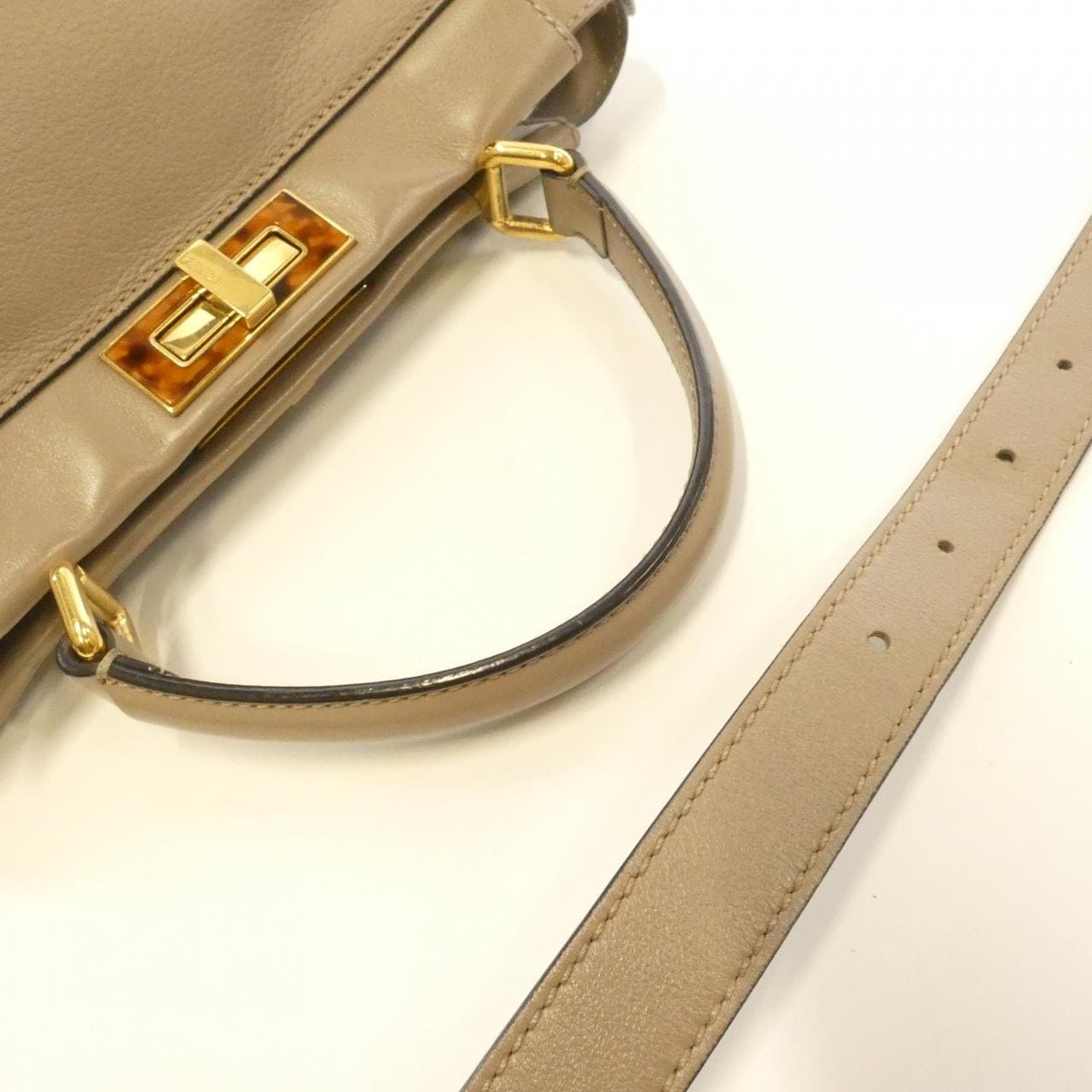 FENDI Peekaboo 8BN290 3ZL Bag Black Rank A - Thumbnail 4